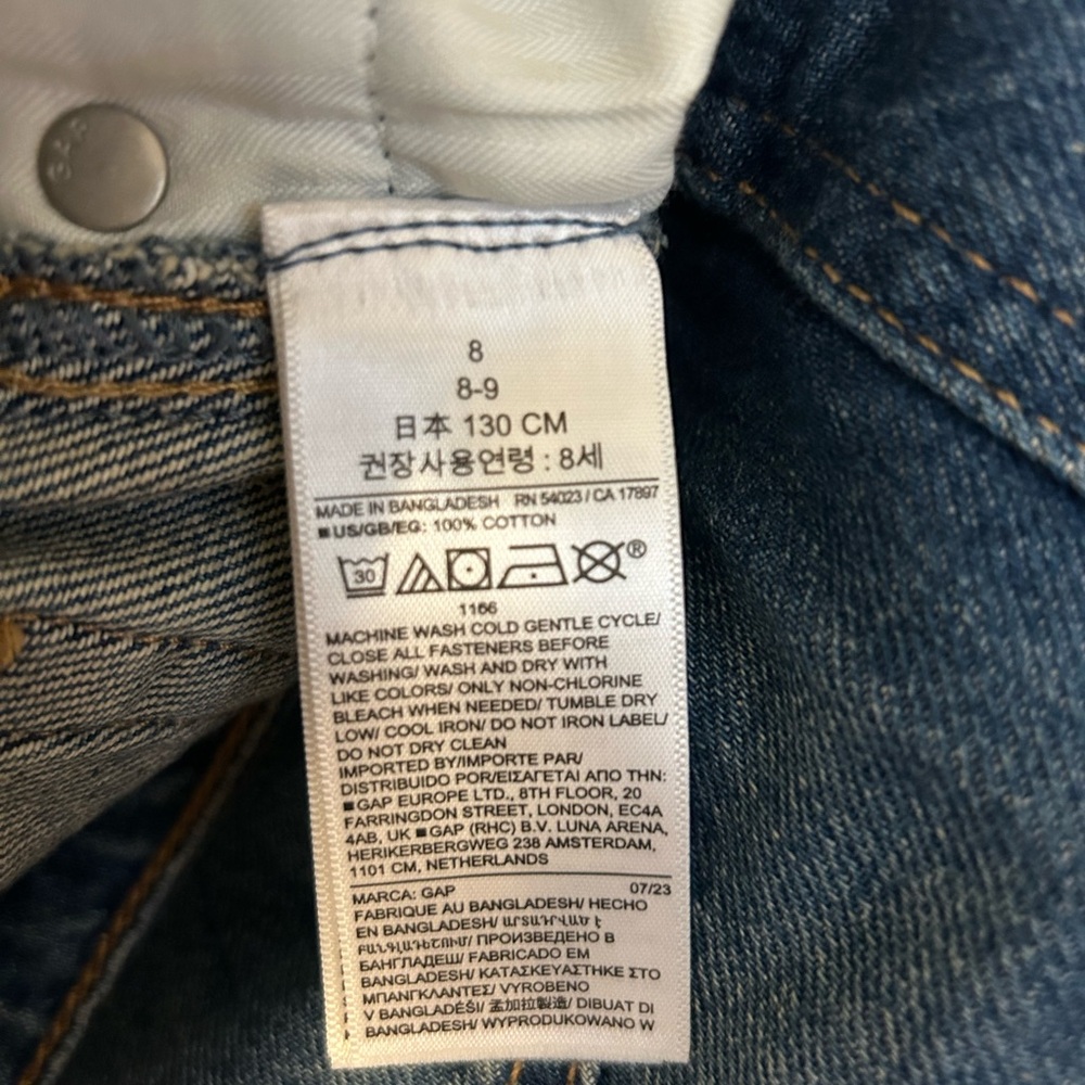 Girls GAP High Rise Jean Skirt - Picture 6 of 6